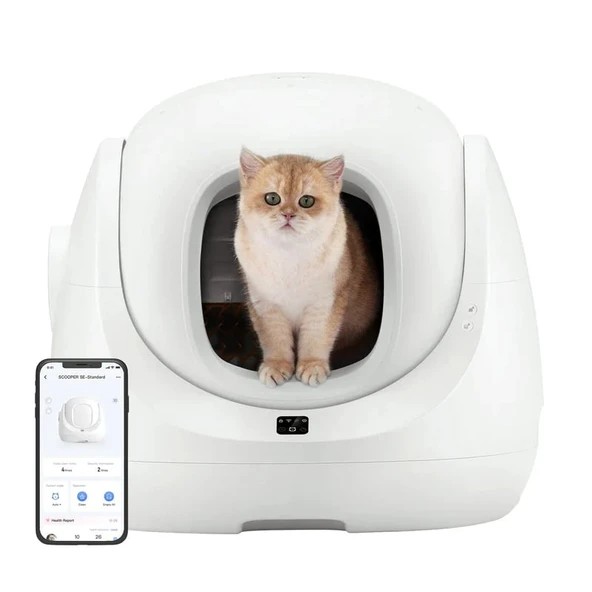 Catlink Scooper SE (Lite) Otomatik Kedi Tuvaleti - Akıllı Temizlik, Sağlık Takibi ve Maksimum Hijyen - 1