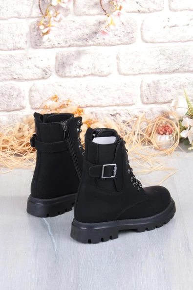 Fort Cool Aleda Anatomik Sıcak Astar Kaymaz Taban Kız Çocuk Bot - Resim 4