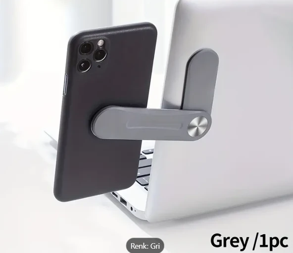 Manyetik Telefon Tutuculu Çift Ekranlı Laptop Standı ürün görseli