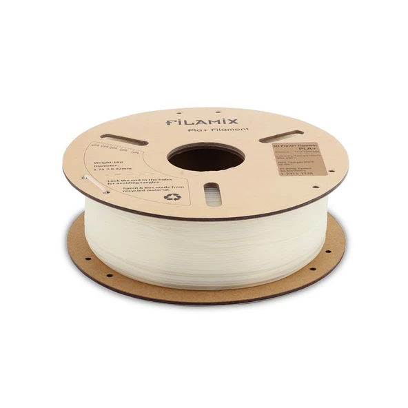 Filamix Pla+ Şeffaf Filament 1.75mm 1Kg Urhanshop Güvencesiyle - Resim 3