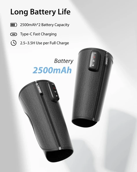 CINCOM Kablosuz Baldır İçin Bacak Kompresyon Masaj Aleti - 6