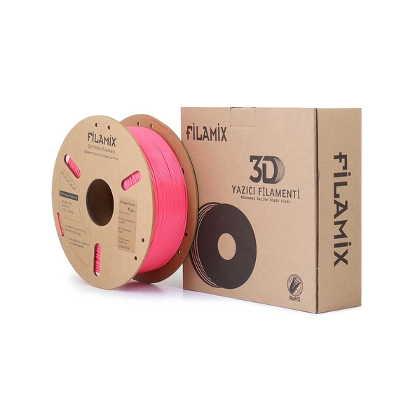 Filamix Pla+ Gül Filament 1.75mm 1Kg Urhanshop Güvencesiyle ürün görseli 1