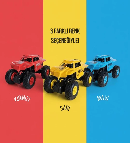 1:18 Ölçek Rock Crawler Off-Road RGB Işıklı Oyuncak Araba - 9