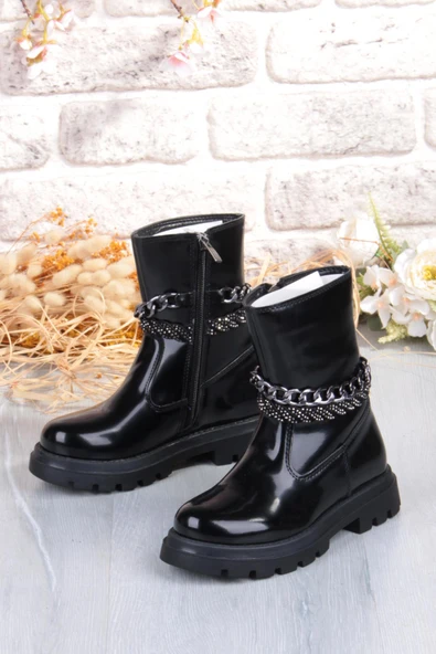 Fort Cool Duru Anatomik Sıcak Astar Kaymaz Taban Kız Çocuk Çizme - Resim 15