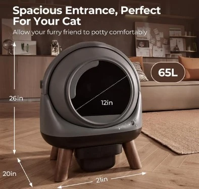 Els Pet Akıllı Kedi Tuvaleti (ELS-4073) - Otomatik Temizlik ve Koku Kontrol Teknolojisi - 2