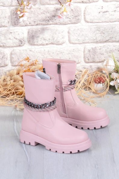 Fort Cool Duru Anatomik Sıcak Astar Kaymaz Taban Kız Çocuk Çizme - Resim 19