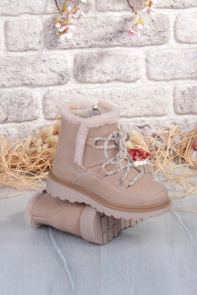 Fort Cool Lina Anatomik Sıcak Astar Kaymaz Taban Kız Çocuk Bot - Resim 11