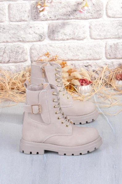 Fort Cool Aleda Anatomik Sıcak Astar Kaymaz Taban Kız Çocuk Bot - Resim 8