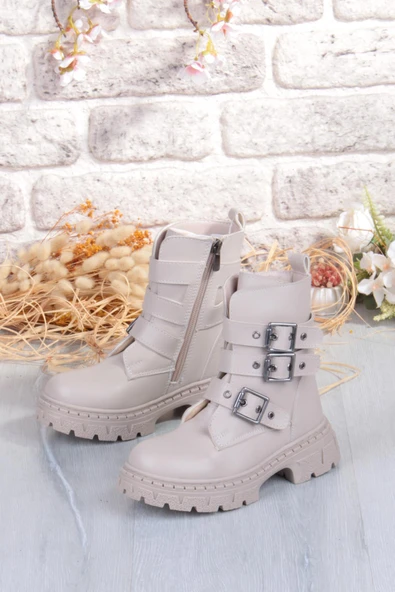 Fort Cool Caneda Anatomik Sıcak Astar Kaymaz Taban Kız Çocuk Bot - Resim 9