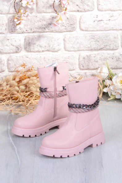 Fort Cool Duru Anatomik Sıcak Astar Kaymaz Taban Kız Çocuk Çizme - Resim 9