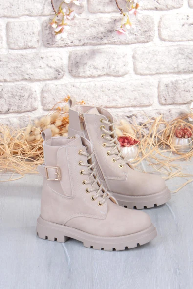 Fort Cool Aleda Anatomik Sıcak Astar Kaymaz Taban Kız Çocuk Bot - Resim 7