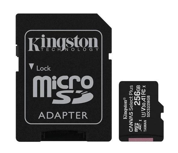 Kingston 256GB Micro SD Gen3 150MB/s SDCS3/256GB - Resim 2