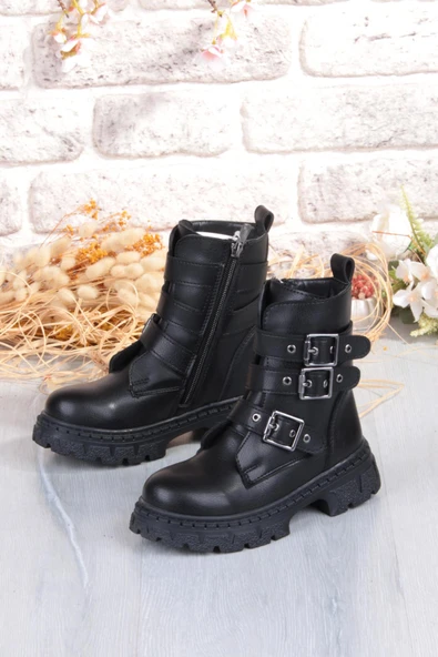 Fort Cool Caneda Anatomik Sıcak Astar Kaymaz Taban Kız Çocuk Bot - Resim 3