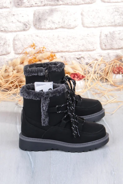 Fort Cool Lina Anatomik Sıcak Astar Kaymaz Taban Kız Çocuk Bot - Resim 2