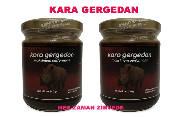 KARA GERGEDAN Maksimum Performans Macun 240 gr 2 adet - Resim 3