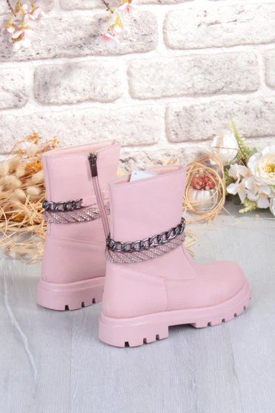 Fort Cool Duru Anatomik Sıcak Astar Kaymaz Taban Kız Çocuk Çizme - Resim 10