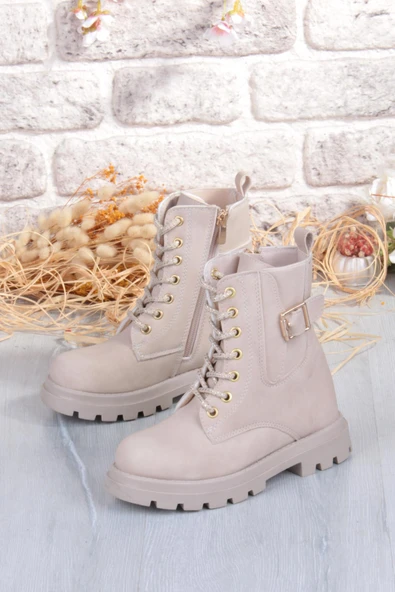 Fort Cool Aleda Anatomik Sıcak Astar Kaymaz Taban Kız Çocuk Bot - Resim 9