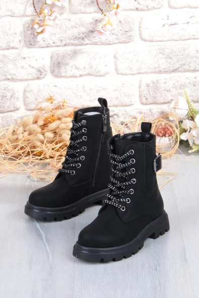 Fort Cool Aleda Anatomik Sıcak Astar Kaymaz Taban Kız Çocuk Bot - Resim 3