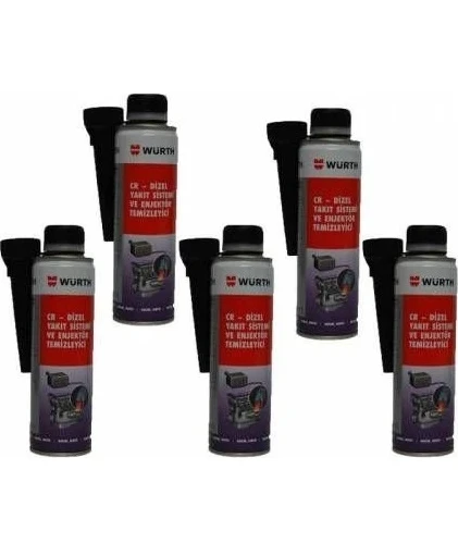 Würth 300 ml 5'li Dizel Enjektör Temizleyici