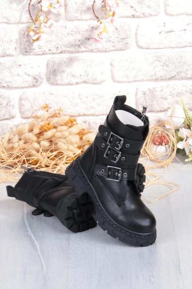 Fort Cool Caneda Anatomik Sıcak Astar Kaymaz Taban Kız Çocuk Bot - Resim 5