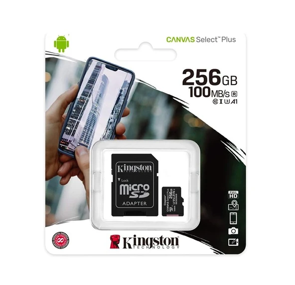 Kingston 256GB Micro SD Gen3 150MB/s SDCS3/256GB ürün görseli