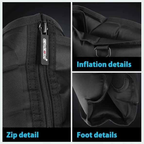 CINCOM Bacak Masaj Aleti Şişlik ve Ödem İçin Hava Kompresyon Botları - 5