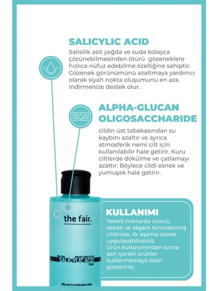 the fair. PDRN (Somon DNA) Serum 30 ml Cilt Serumu ve  Bright And Clear Salisilik Asit Tonik 200 ml - 7