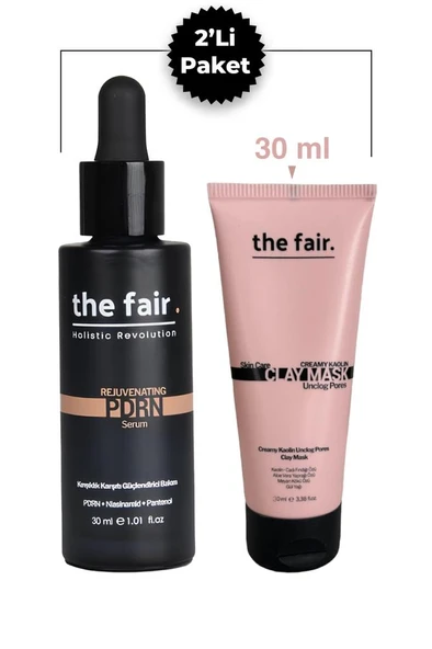the fair. Rejuvenating PDRN (Somon DNA) Serum 30 ml Cilt Serumu ve Kaolin 30 ml Kil Maskesi