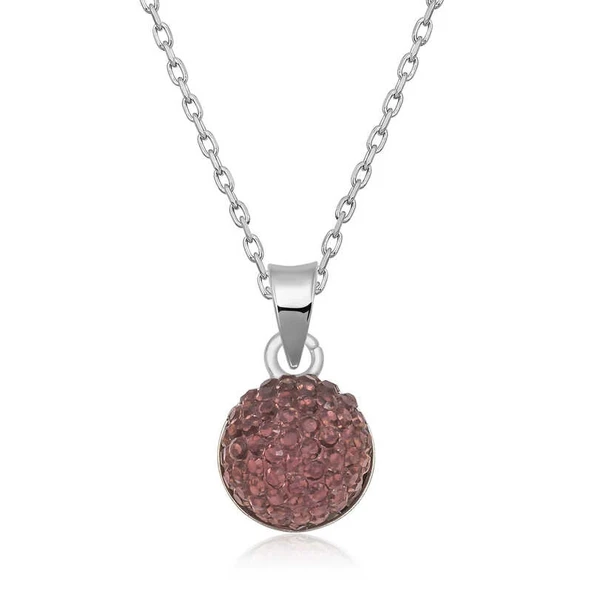 Supertrend Gümüş Kristal Taşlı Kadın Kolye ürün görseli