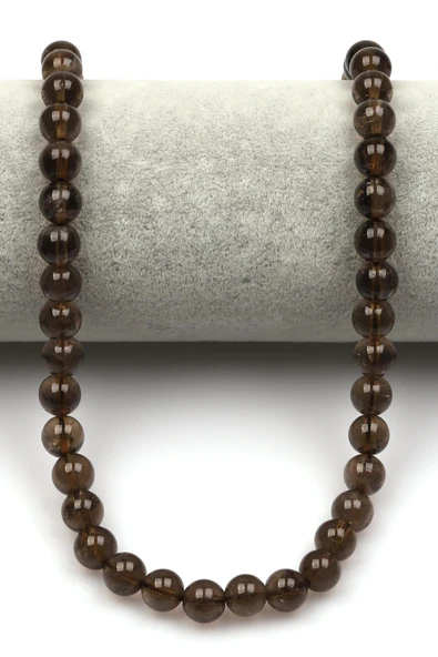 Dumanlı Kuvars Doğal Taş Dizi 8 mm Küre Kesim - Resim 2