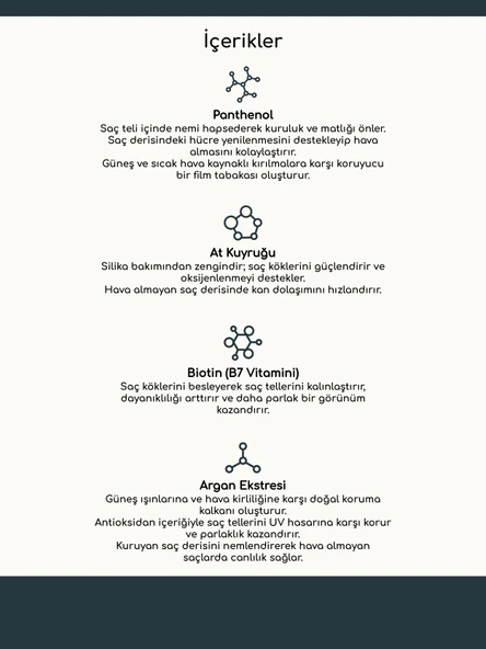 Louvess Onarıcı Bakım Şampuanı ( Güneş ve Hava Almayan Saçlar için At Kuyruğu-Biotin-Argan Formülü 400 ML) - 5