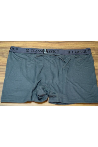 TOPCLASSIC 5'li Koyu Gri Erkek Boxer - Bambu & Pamuk Karışımı - Yumuşak Kumaş & Ter Emici - 3