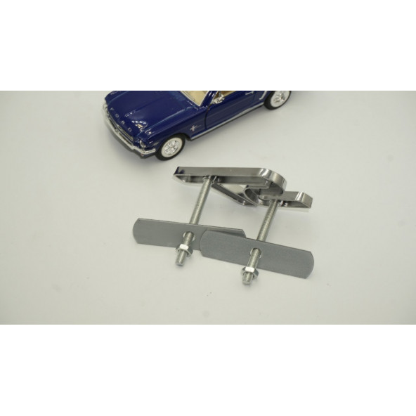 Ford ST Logo Ön Panjur Vidalı Krom Metal 3M 3D Amblem - 3
