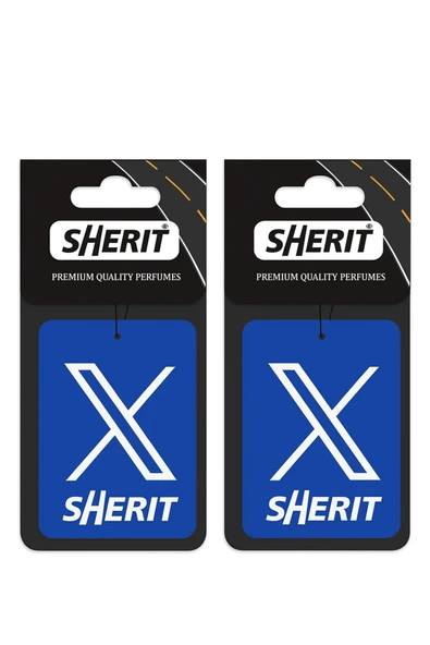 X Mavi Araba Kokusu Deluxe Kalite 2'li