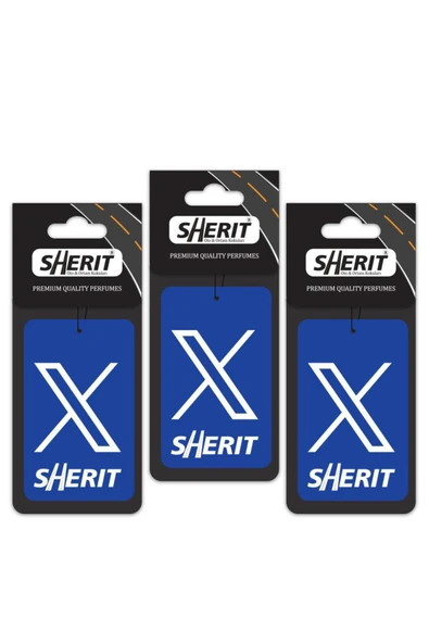 X Mavi Araba Kokusu Deluxe Kalite 3'lü