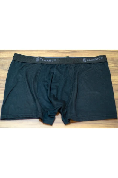 TOPCLASSIC 5'li Siyah Erkek Boxer - Bambu & Pamuk Karışımı - Yumuşak Kumaş & Ter Emici - 3