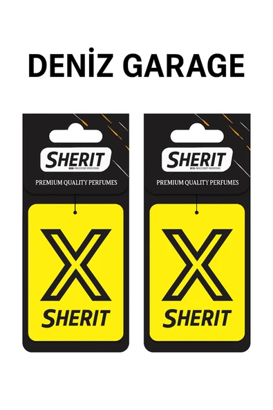 X Sarı Araba Kokusu Deluxe Kalite 2'li