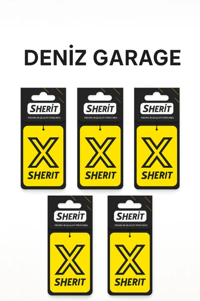 X Sarı Araba Kokusu Deluxe Kalite 5'li