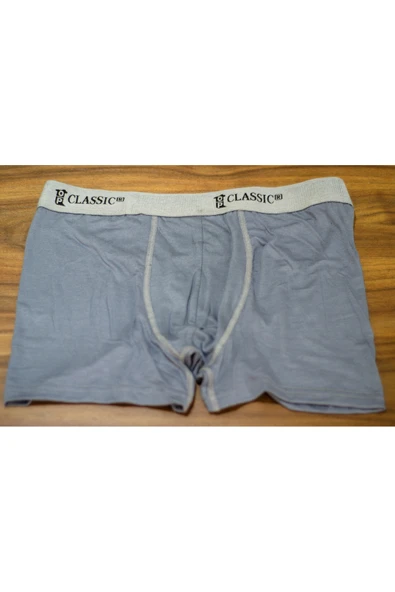 TOPCLASSIC 5'li Açık Gri Erkek Boxer - Bambu & Pamuk Karışımı - Yumuşak Kumaş & Ter Emici - 3