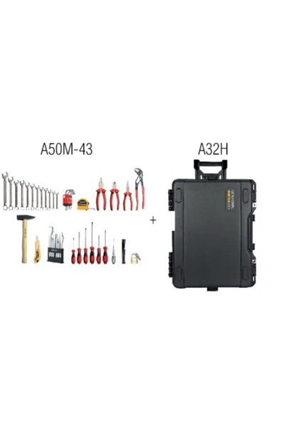 CETA FORM 43 Pc,mekanikçi Alet Seti/a32h Içinde ürün görseli