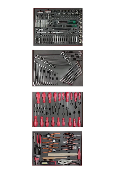 dorf 186 Parça Içi Dolu Takım Arabası 5 Çekmeceli Dorf Takım Arabası - Resim 2