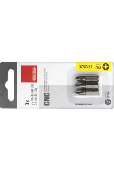 CETA FORM 3 Pc.1/4"yıldız Bits Uç-ph3x25mm/kartlı ürün görseli