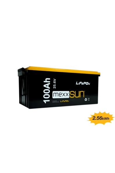 Lityum Akü 25,6V 100Ah (LiFePo4) 2560Wh ürün görseli 1