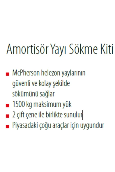 CETA FORM Amortisör Yayı Sökme Kiti - Resim 2