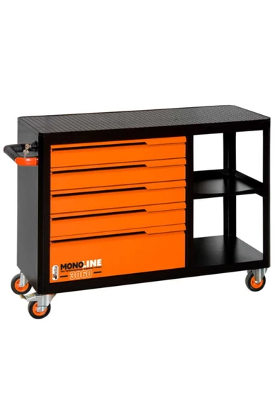 Retta Takım Arabası 5 Çekmece Raflı ürün görseli