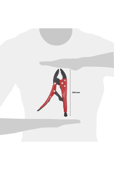 CETA FORM 240 Mm X-grip Özel Ağızlı Ayarlı Pense E52s-240-2 - Resim 4