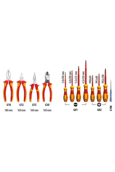 CETA FORM G99-0431a32h 31 Parça Elektrikçi Alet Seti (g99-0431+a32h) - Resim 2