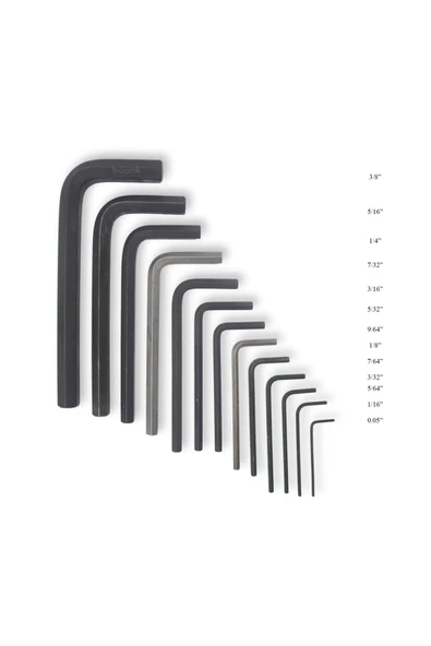 CETA FORM 0.05-3/8 Inch Allen Takımı Sae 13 Parça Lt/13af - Resim 2