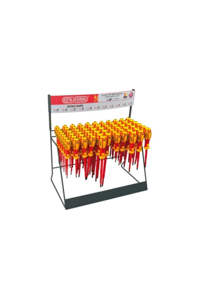 CETA FORM 67 Parça C Plus Vde 1000v Izoleli Tornavida Teşhir Standı (düz/ph/pz) ürün görseli 1