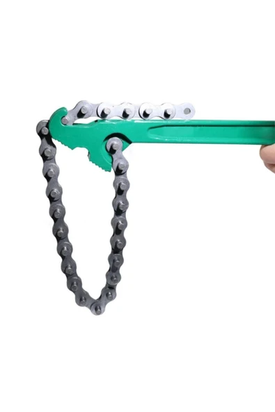 forces Ayarlı Zincirli Yağ Filtre Sökme Anahtarı Profesyonel 300 Mm - Resim 5